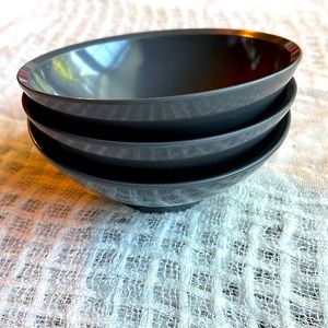 Vintage Boontonware Bakelite Bowls Grey